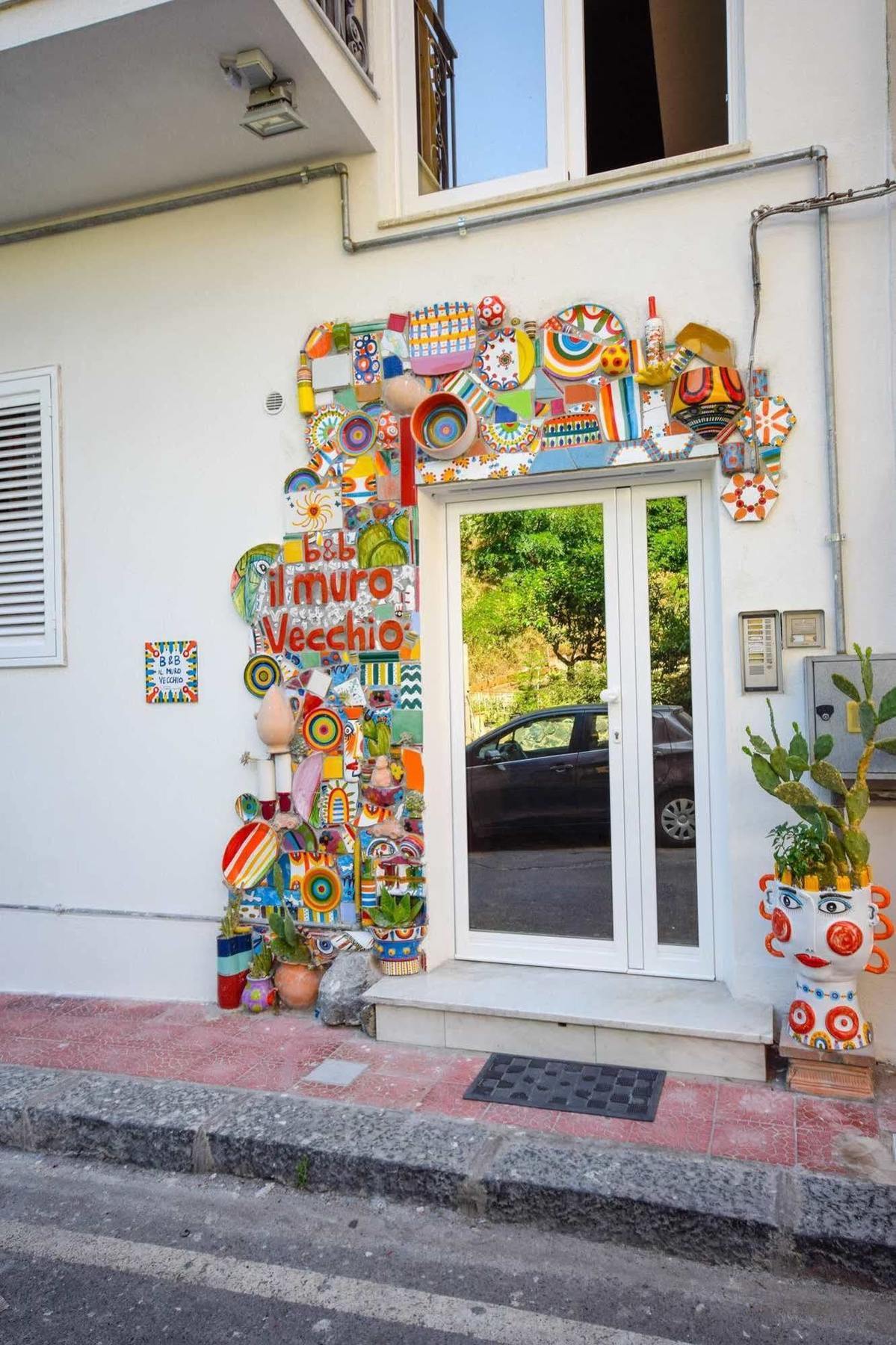 B&B Il Muro Vecchio จีอาร์ดีนี นักซอส ภายนอก รูปภาพ